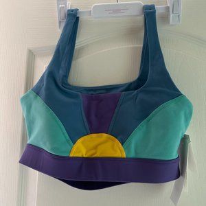 NWT L SPACE - Sunburst Bra - Oceanside